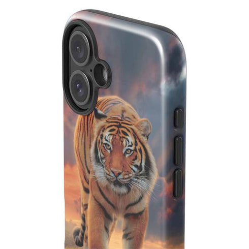 Rising Tiger by Vincent Hie iPhone 16 Impact Case